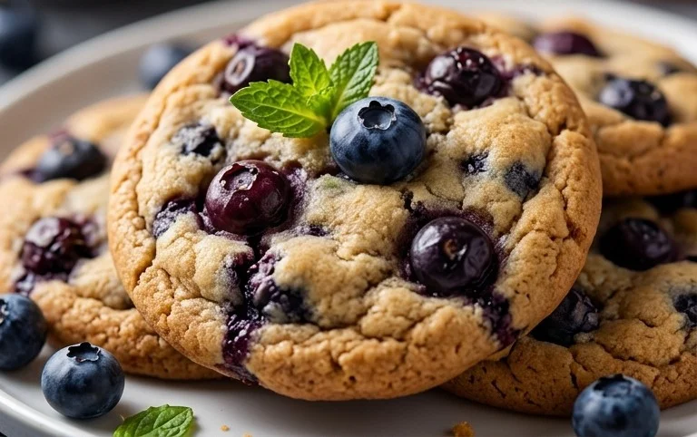 Best Ever Blueberry Cookies