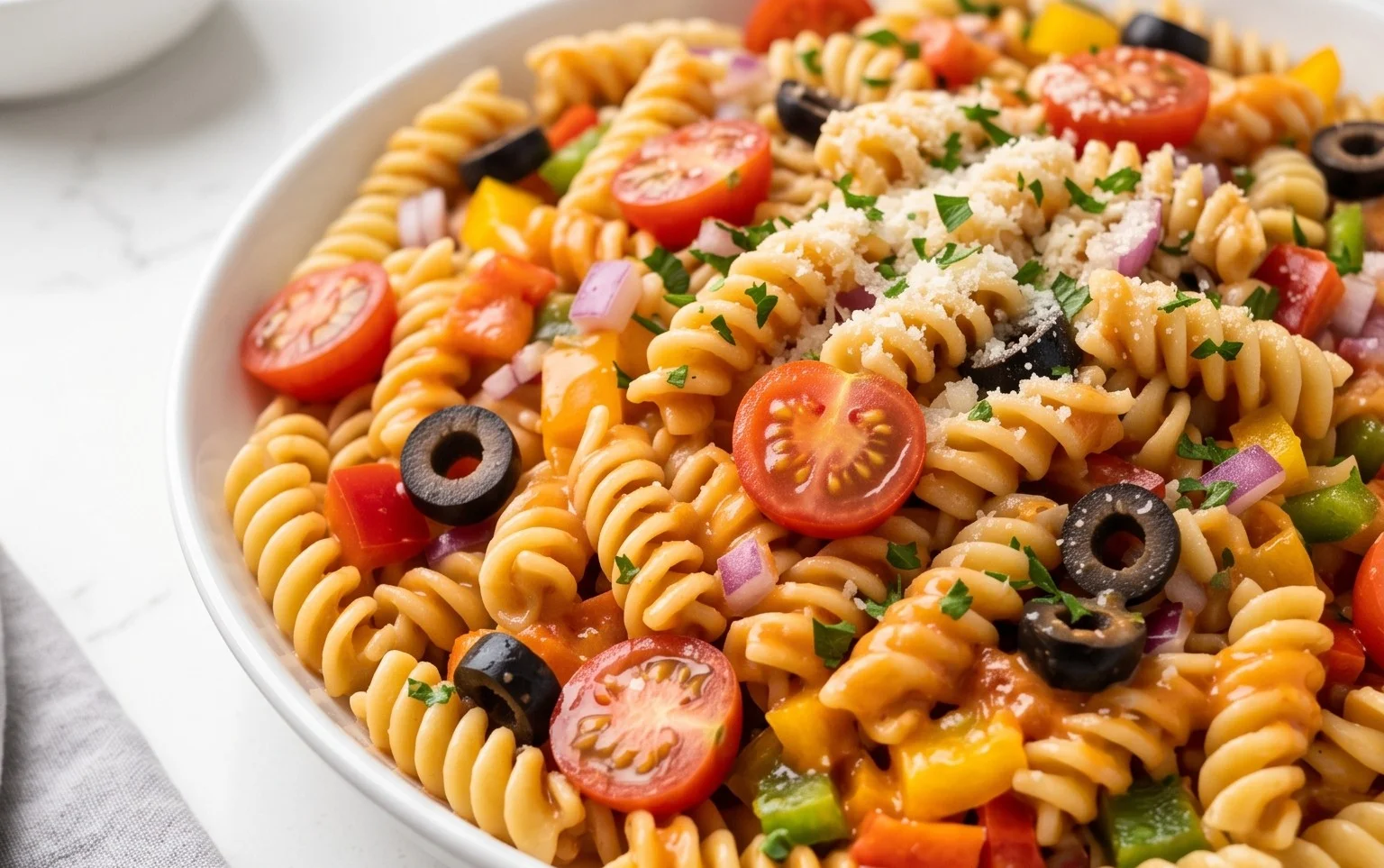 French Dressing Pasta Salad