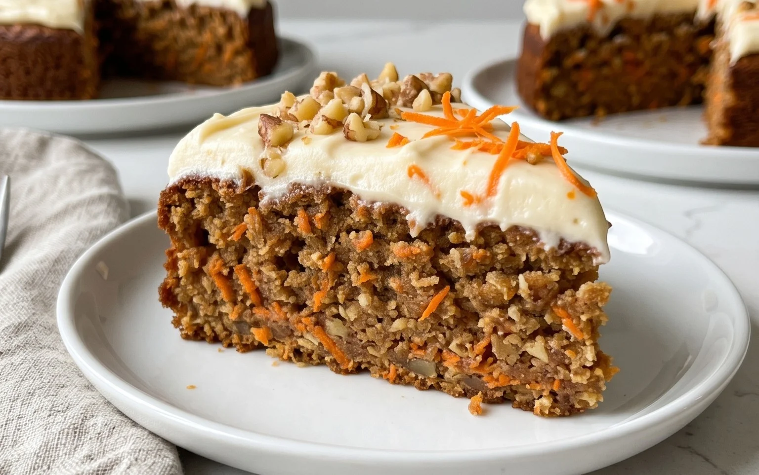 Easy Flourless Oatmeal Carrot Cake Recipe