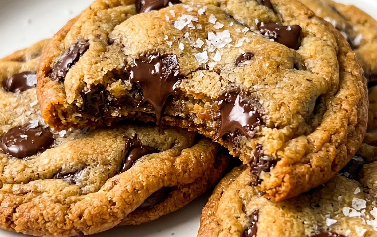 Crispy and Chewy Chocolate Chip Cookies
