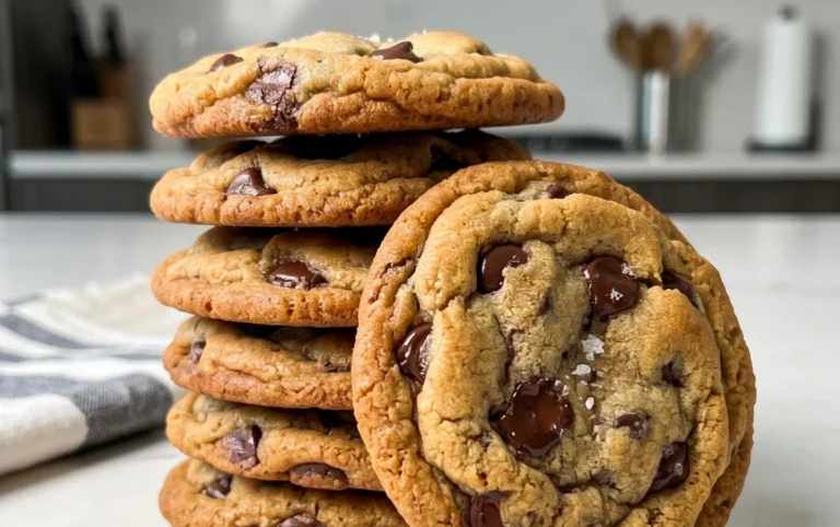 Crispy and Chewy Chocolate Chip Cookies