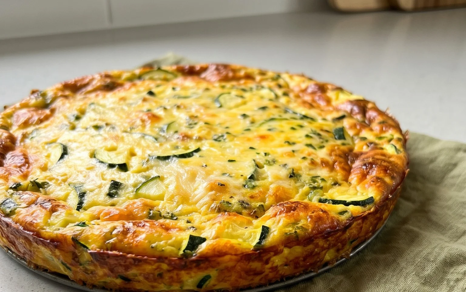 Crustless Zucchini Quiche Recipe