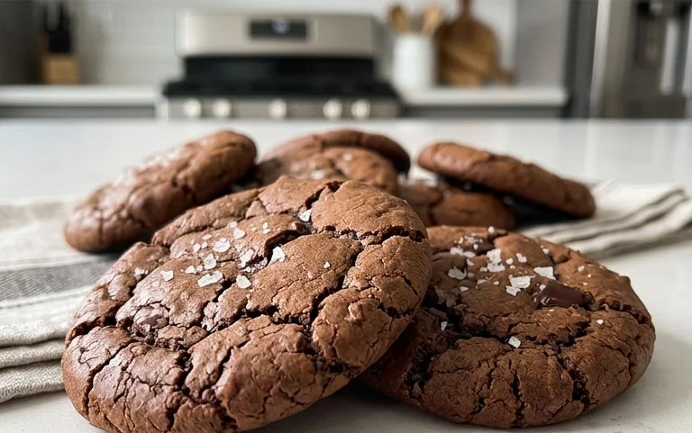 Salted Brownie Cookies