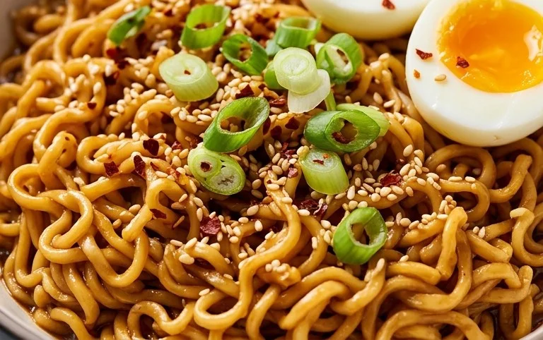 Easy Saucy Ramen Noodles