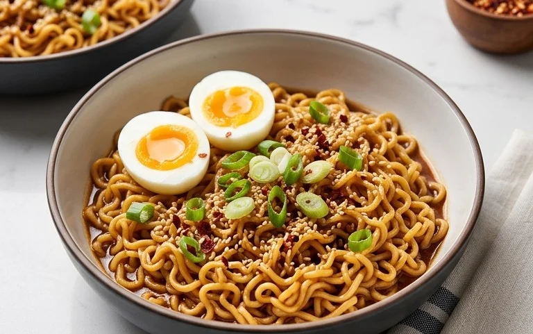 Easy Saucy Ramen Noodles
