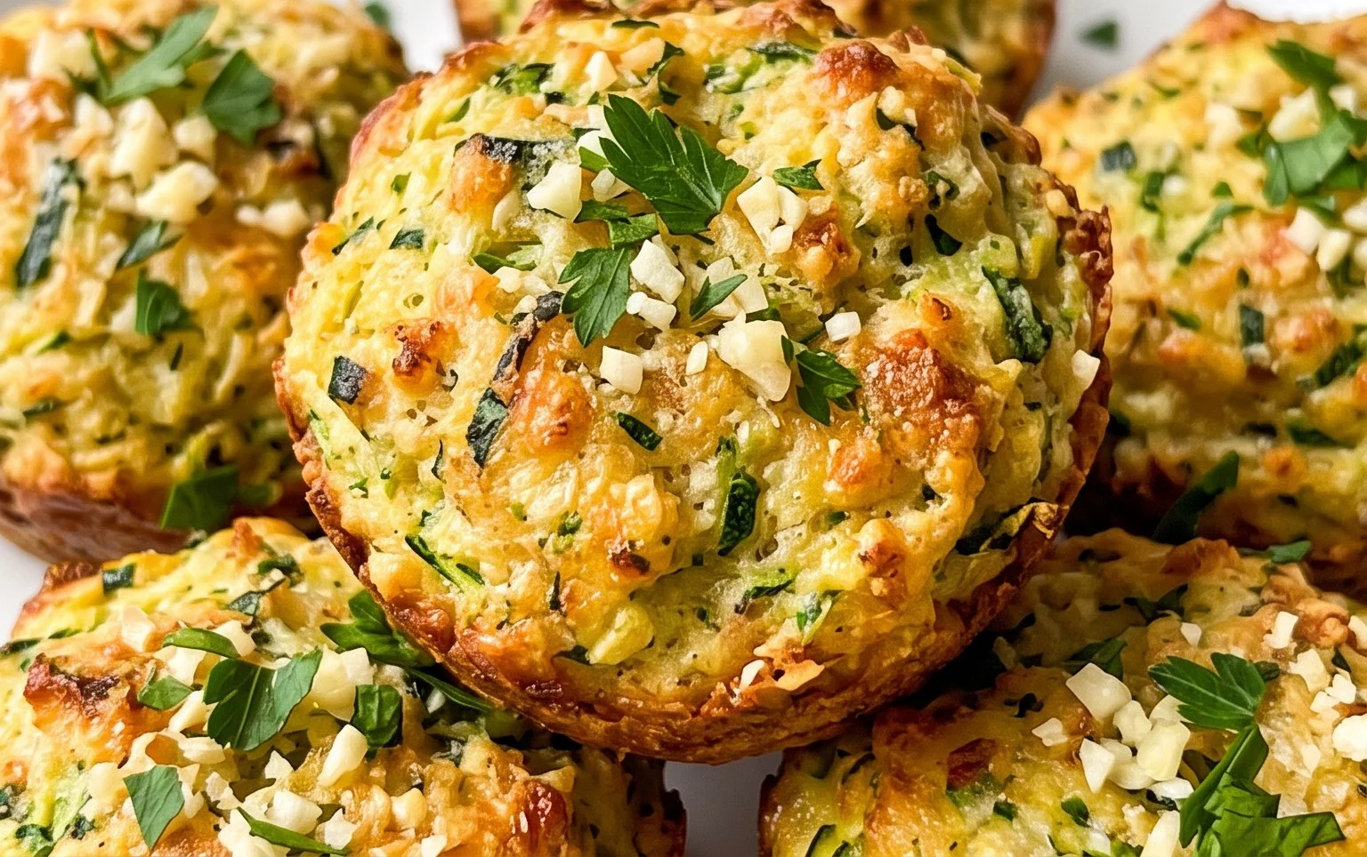 Zucchini Garlic Bites