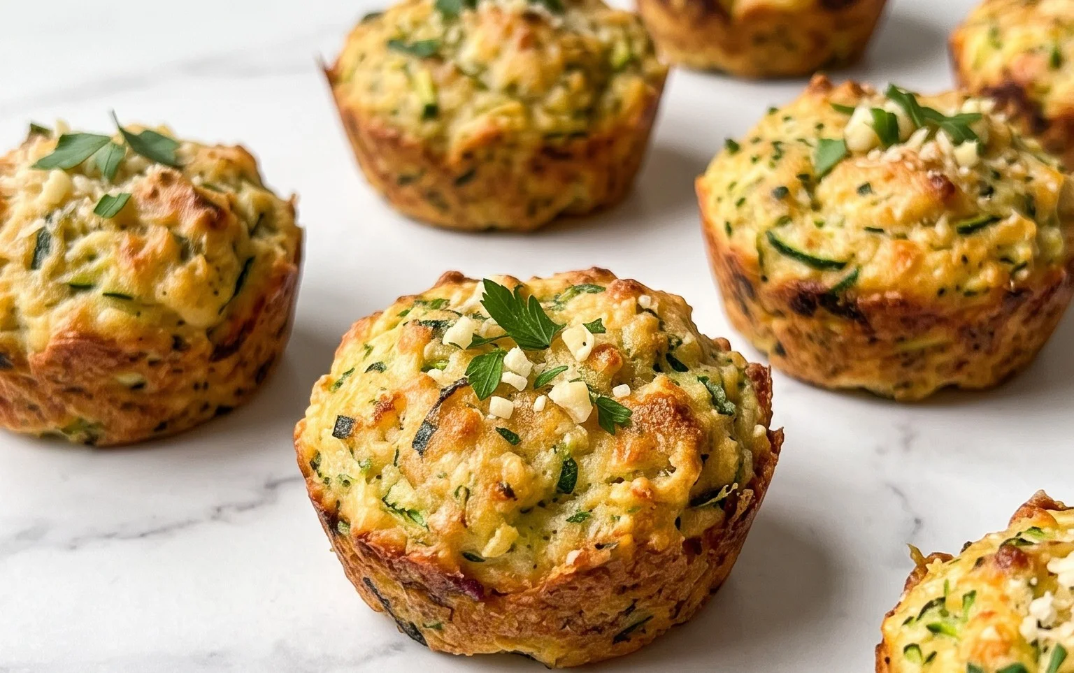Zucchini Garlic Bites