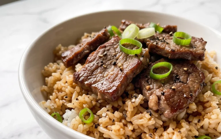 Beef Pepper Rice Bowl is a delicious meal option.
