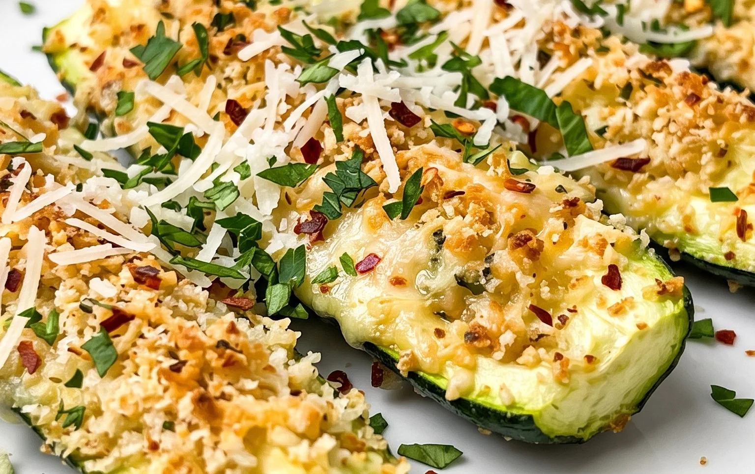 Baked Parmesan Zucchini