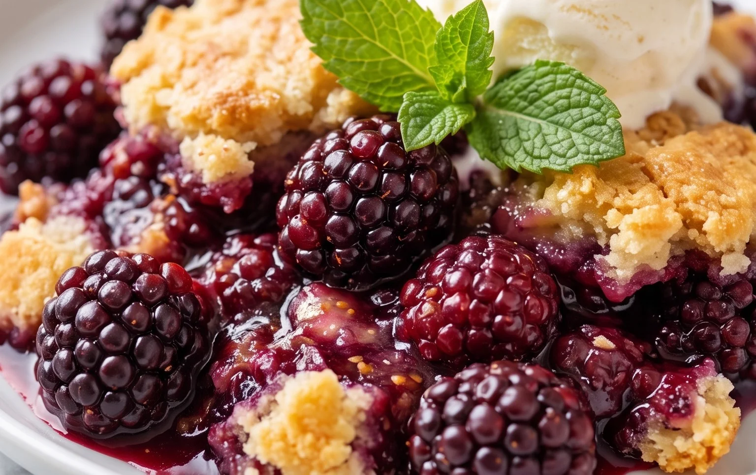 The Pioneer Women's Blackberry Cobbler