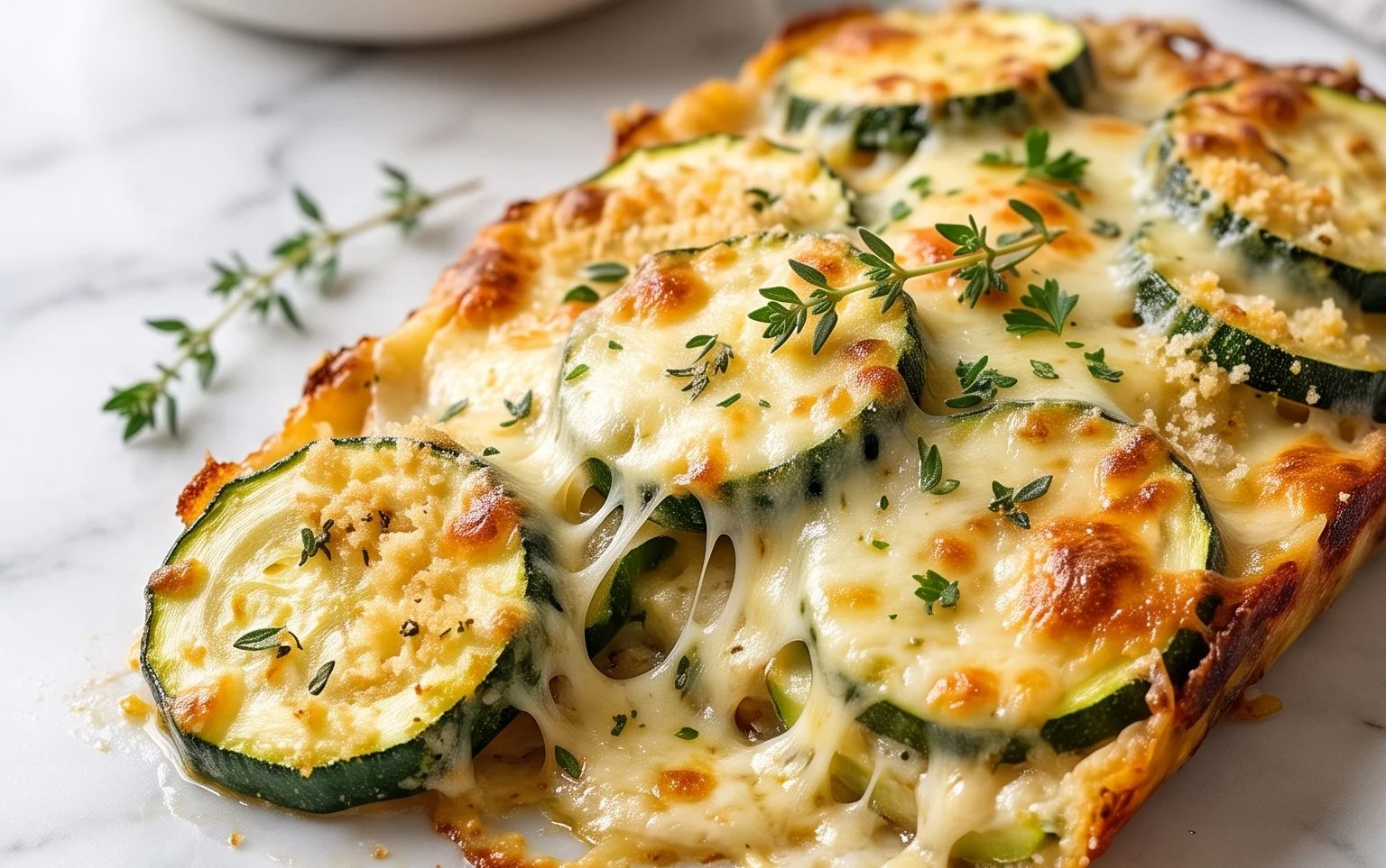 Baked Zucchini and Cheese