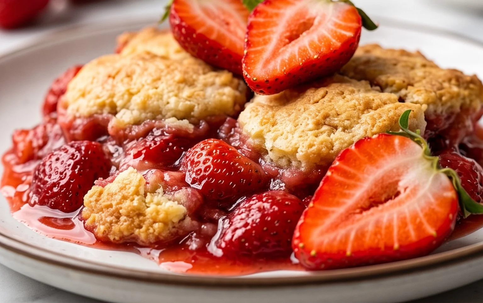 Strawberry Cobbler