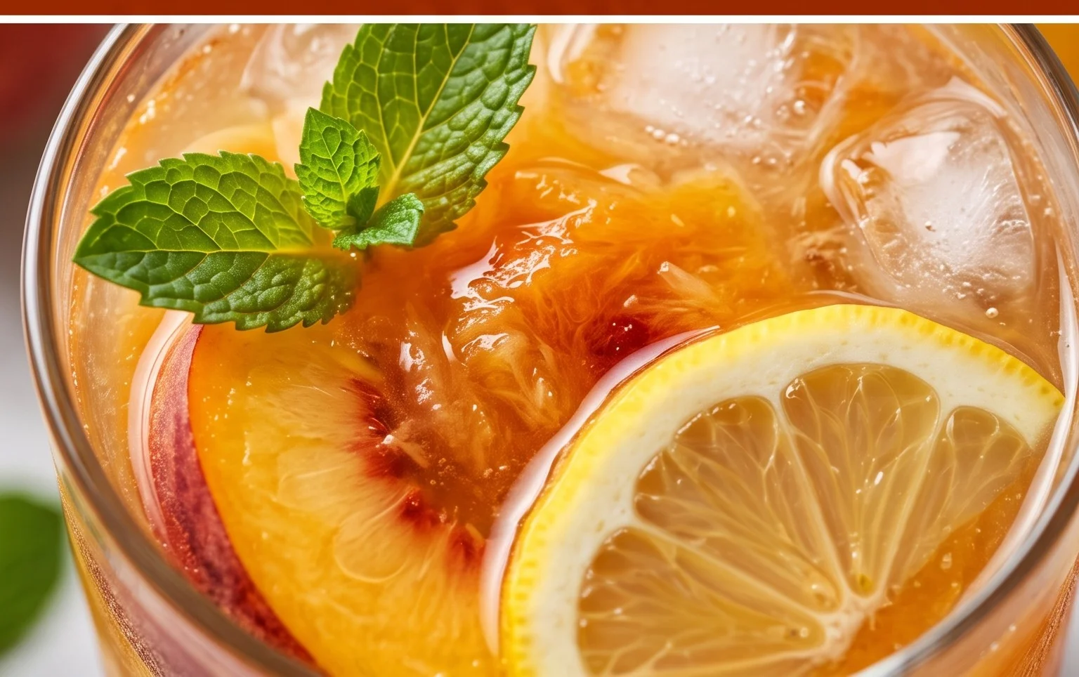 Refreshing Peach Lemonade