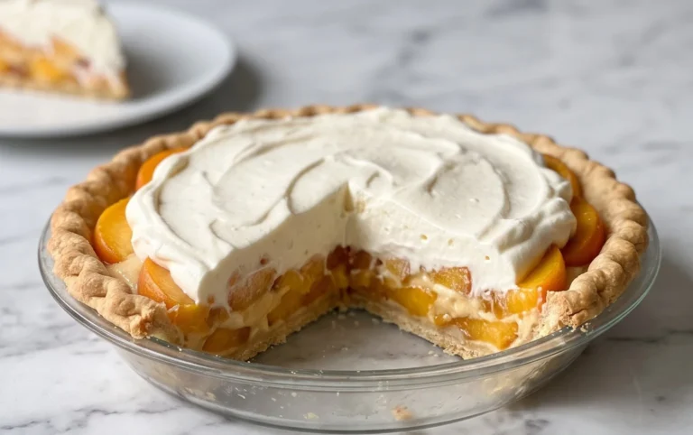 Peaches and Cream Pie