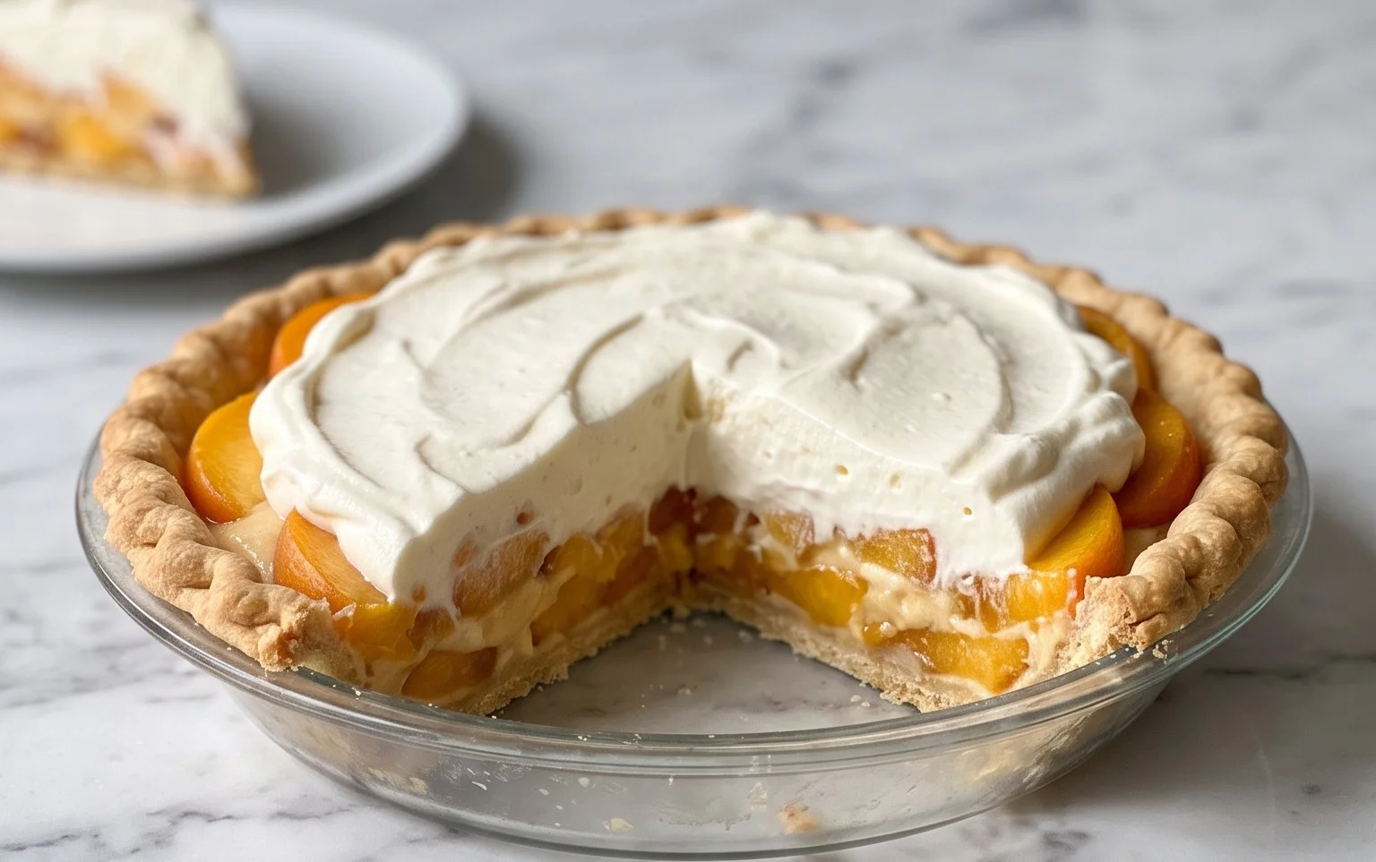 Peaches and Cream Pie
