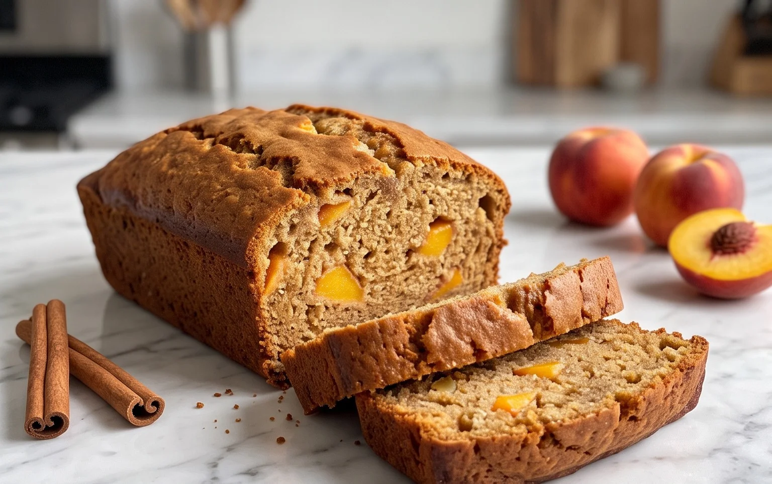 Spiced Peach Bread