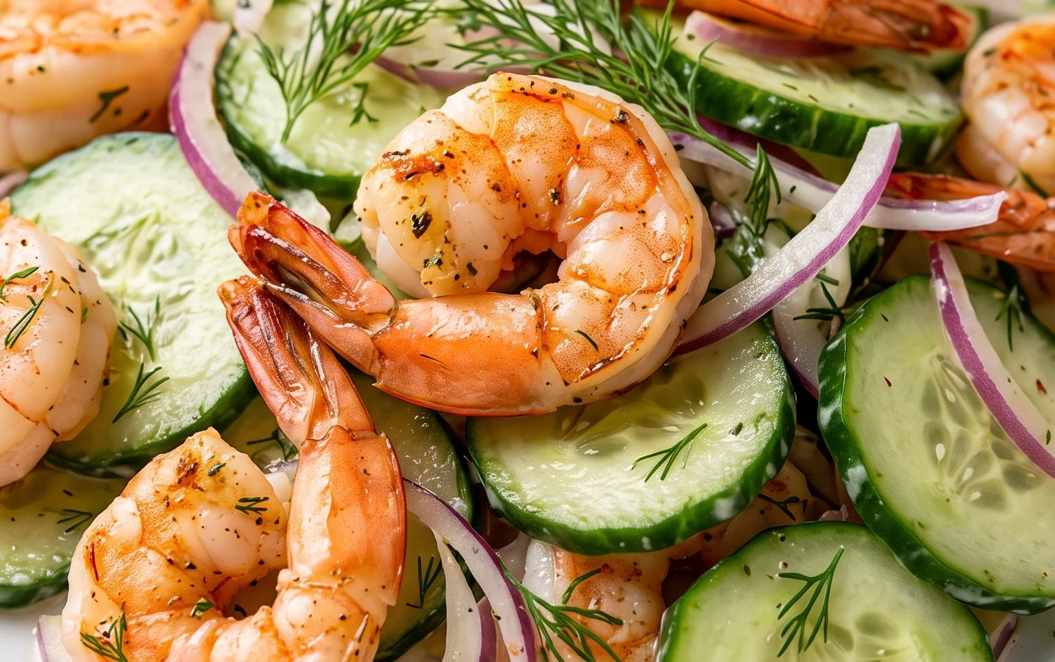 Cucumber Shrimp Salad