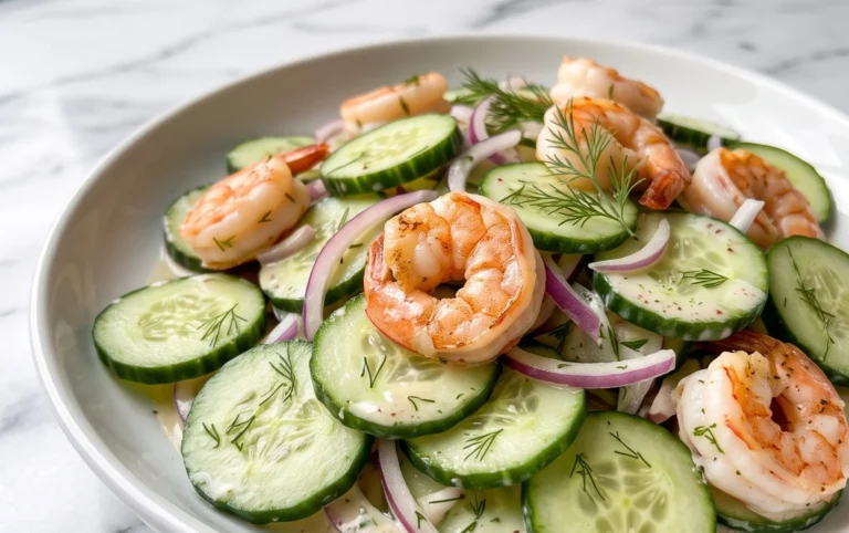 Cucumber Shrimp Salad