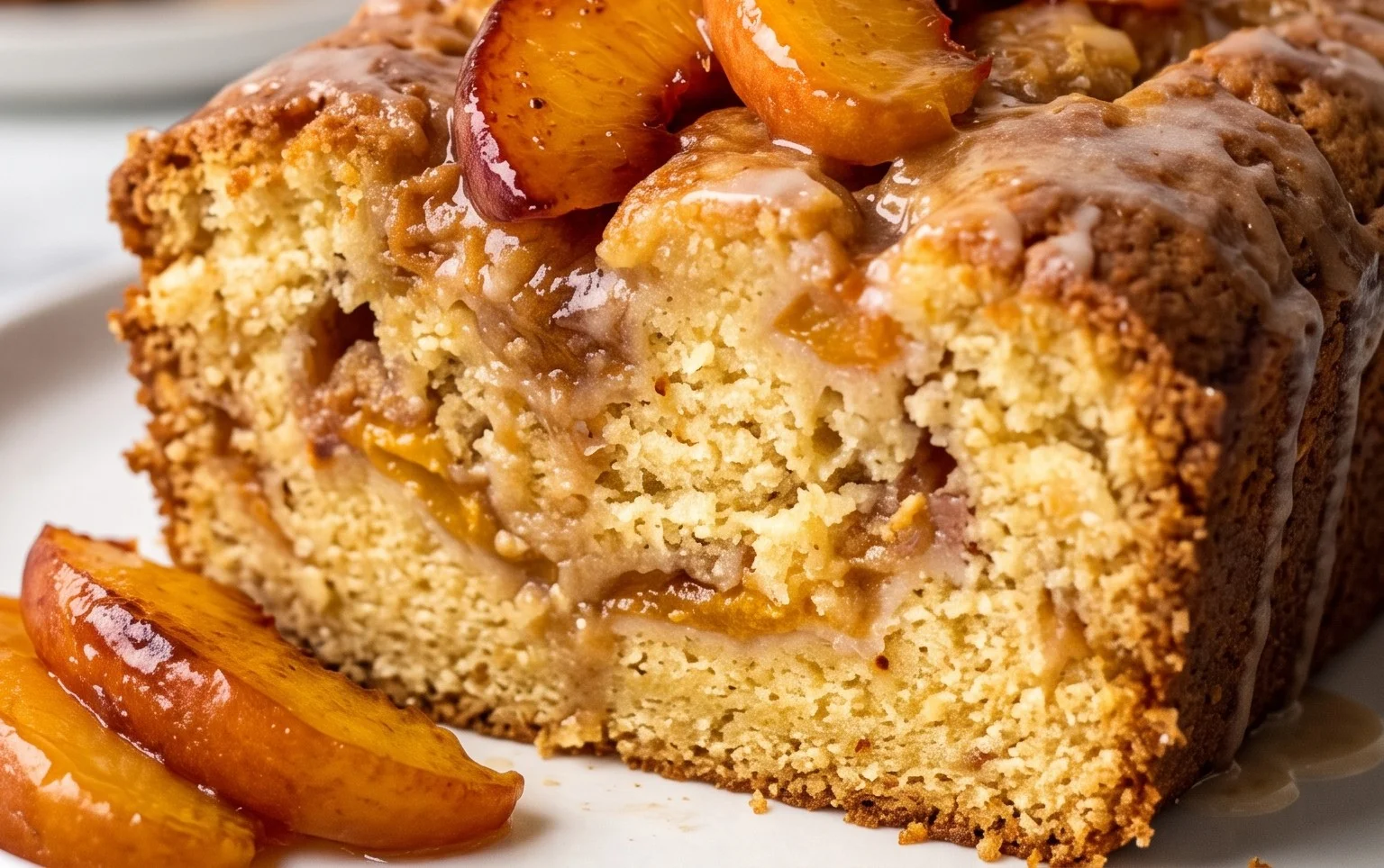 Peach Cobbler Pound Cake