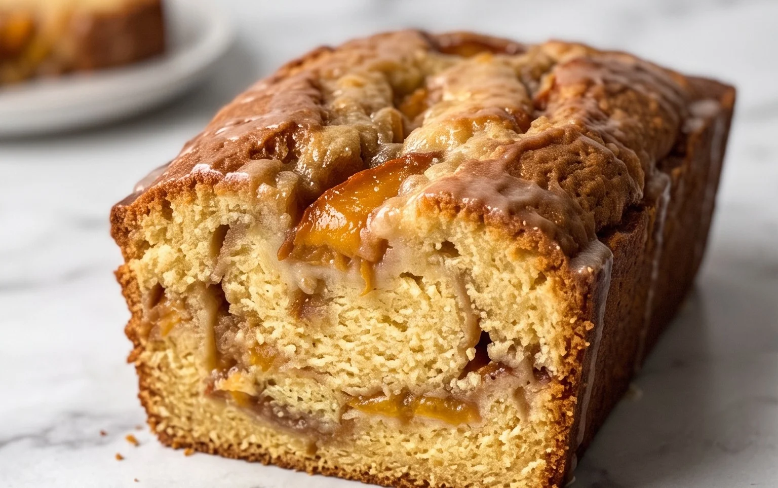 Peach Cobbler Pound Cake