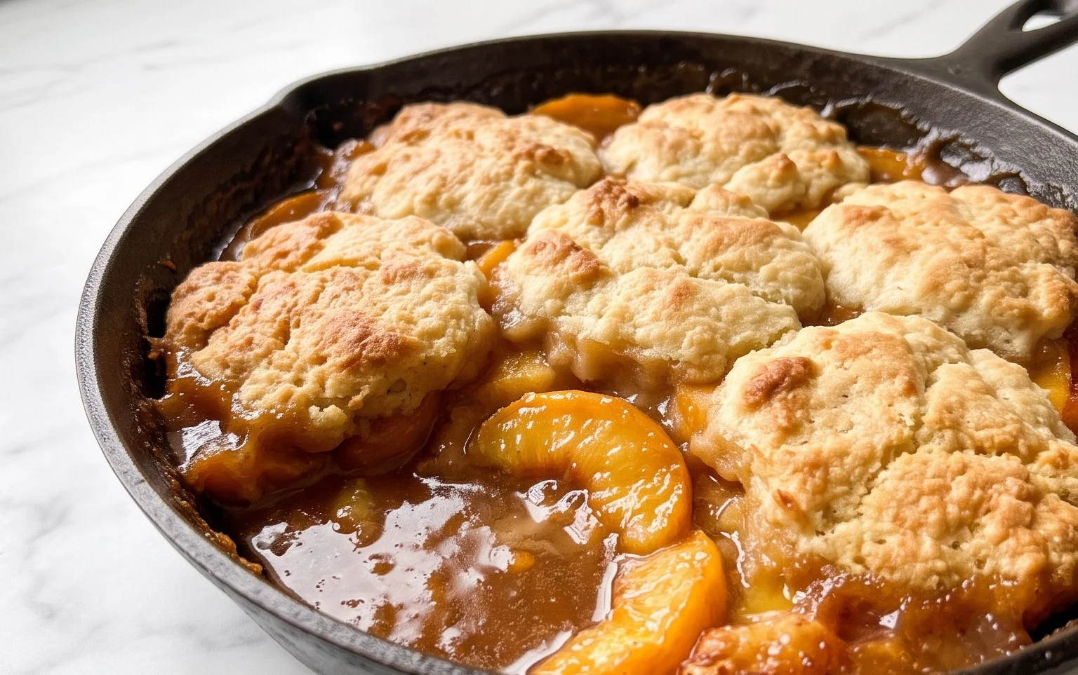 The Easiest Southern Peach Cobbler