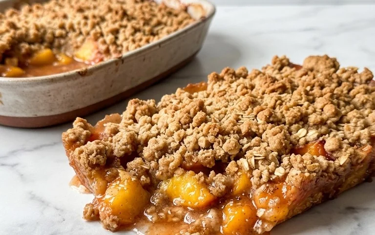 Fresh Peach Crisp Recipe