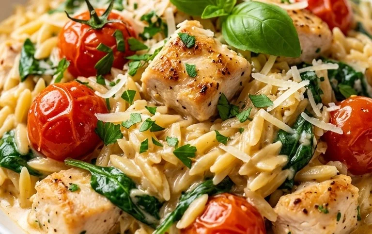 Chicken Orzo (30-Minutes, One-Pan)