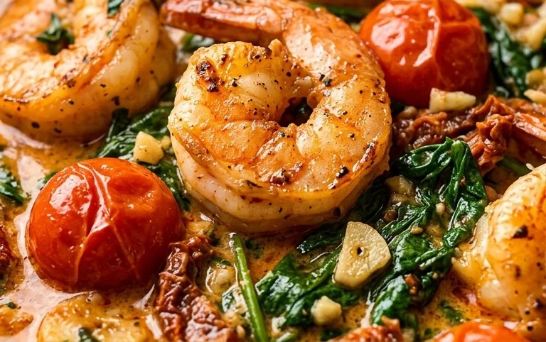Tuscan Shrimp (One-Pan, 30-Minute Dinner)