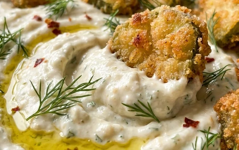 Easy Fried Pickle Dip (Dairy-Free Option)