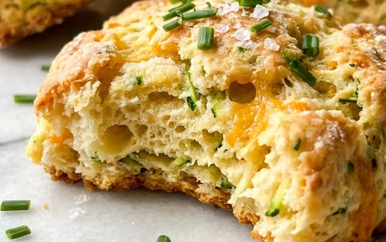 Zucchini Cheddar Scones
