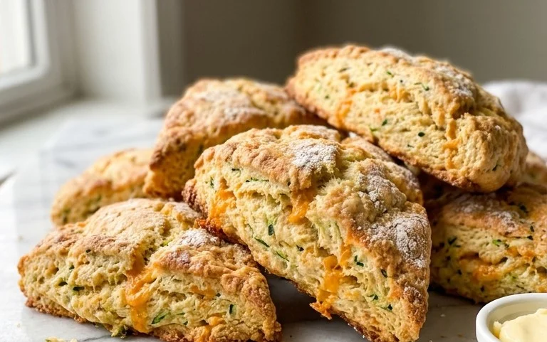 Zucchini Cheddar Scones