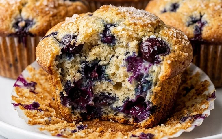 Homemade Blueberry Muffins
