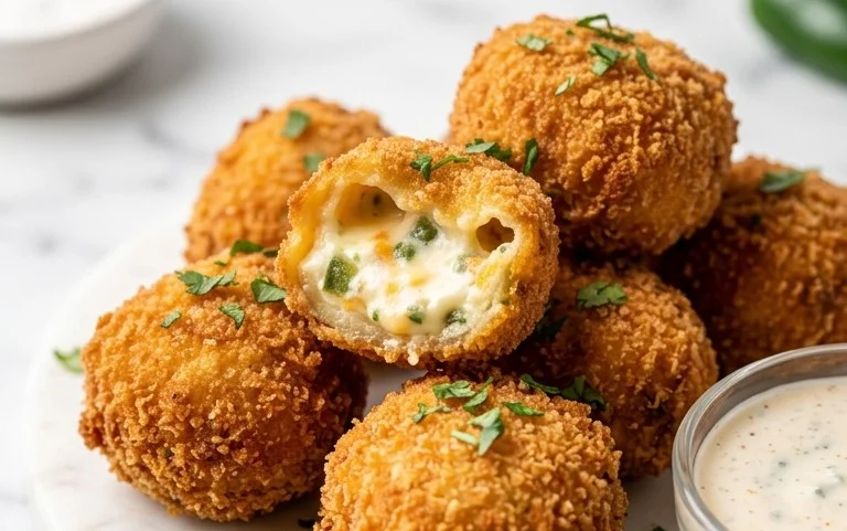 Fried Jalapeno Popper Bites