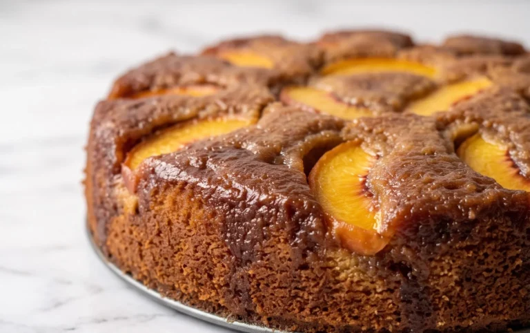 Brown Sugar Peach Cake