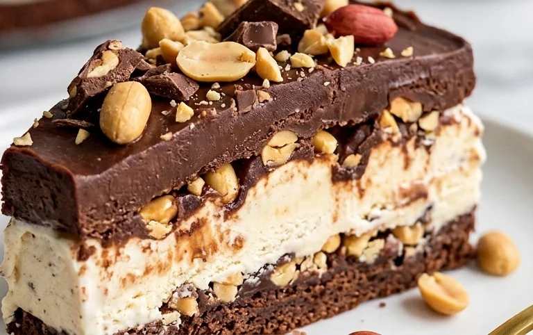 Buster Bar Ice Cream Cake