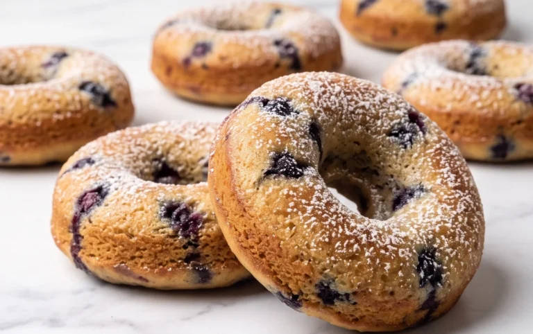 Blueberry Cake Donuts