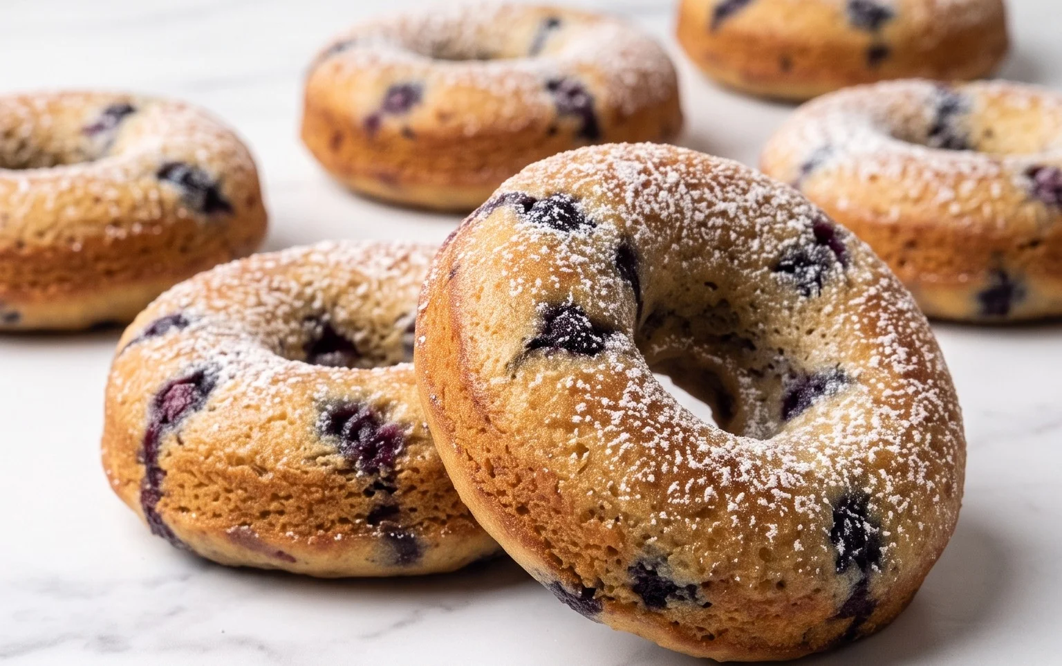 Blueberry Cake Donuts