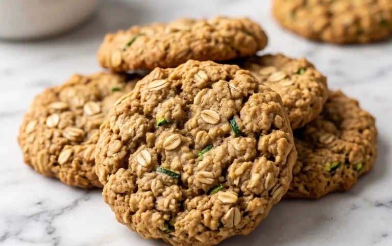 Healthy Zucchini Oatmeal Cookies