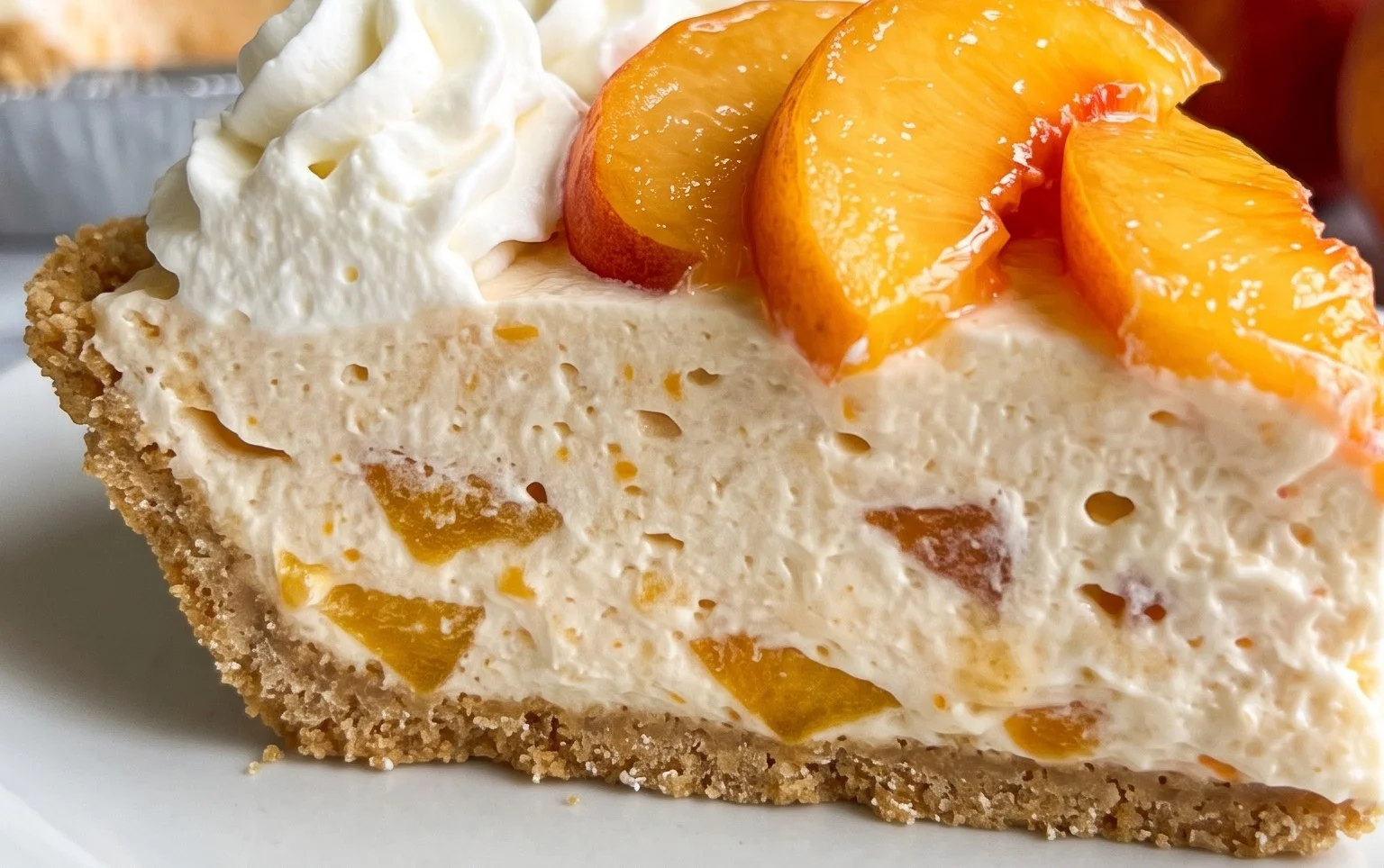 Peach Chiffon Pie