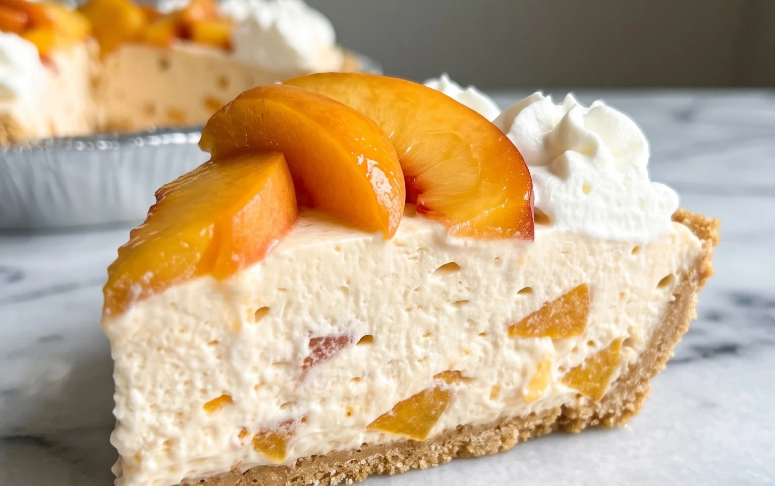 Peach Chiffon Pie