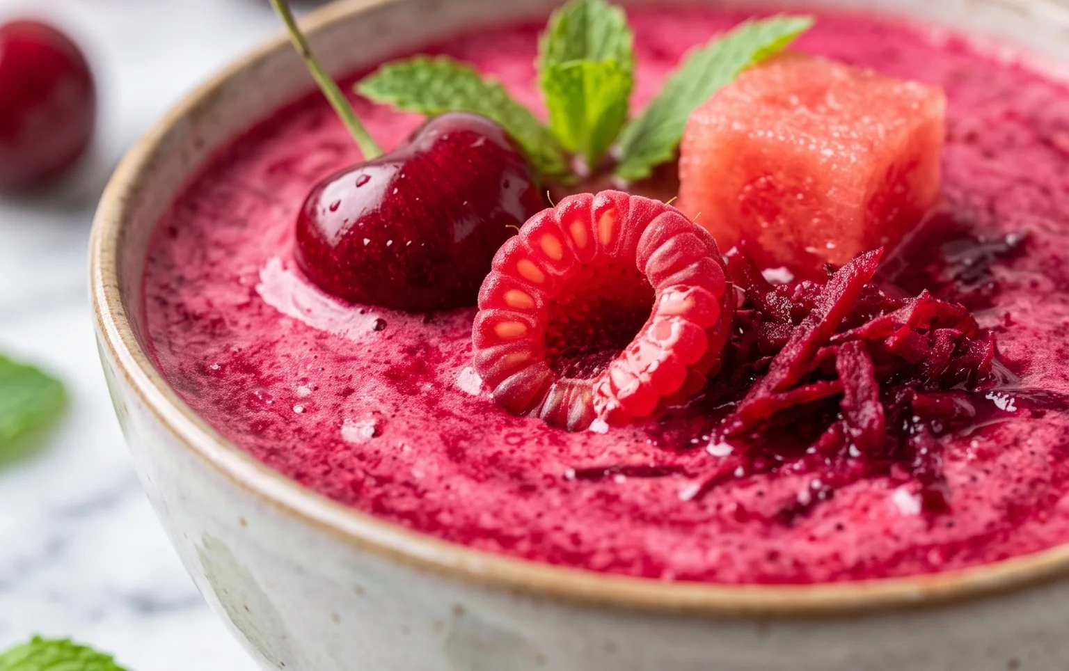 Watermelon Cherry Berry Beet Juice