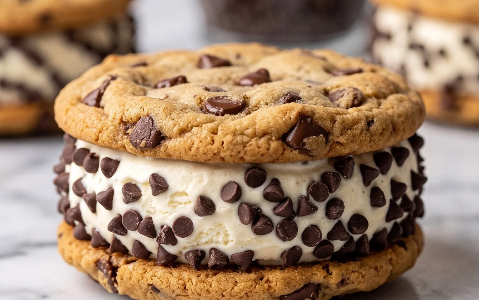 Cookie Ice Cream Sandwiches (Like a Chipwich!)
