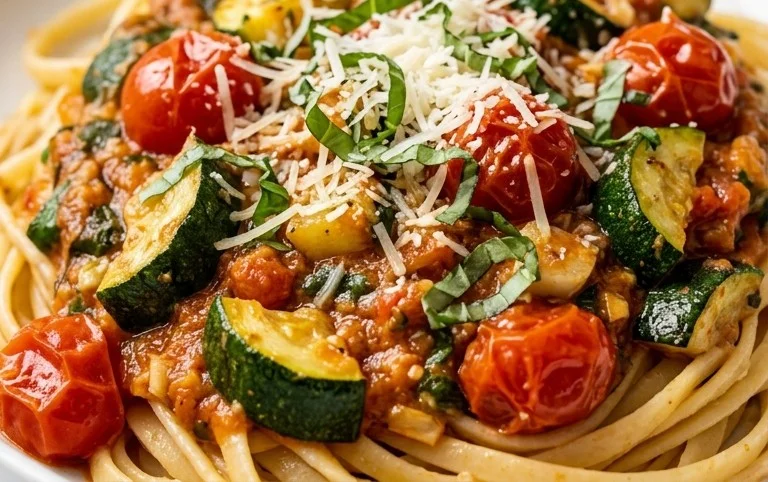 Simple Fresh Zucchini Pasta Sauce