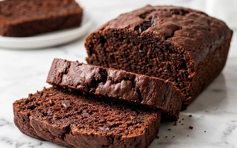 Double Dark Chocolate Zucchini Bread
