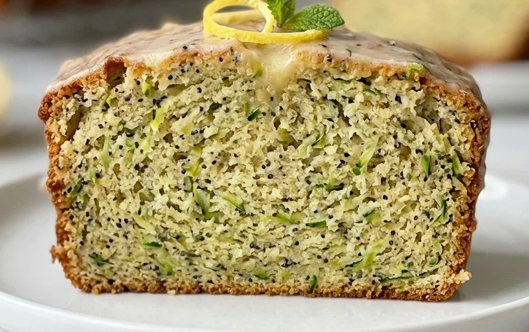 Easy Lemon Poppy Seed Zucchini Bread