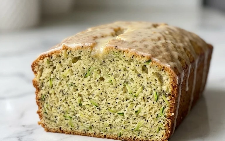 Easy Lemon Poppy Seed Zucchini Bread