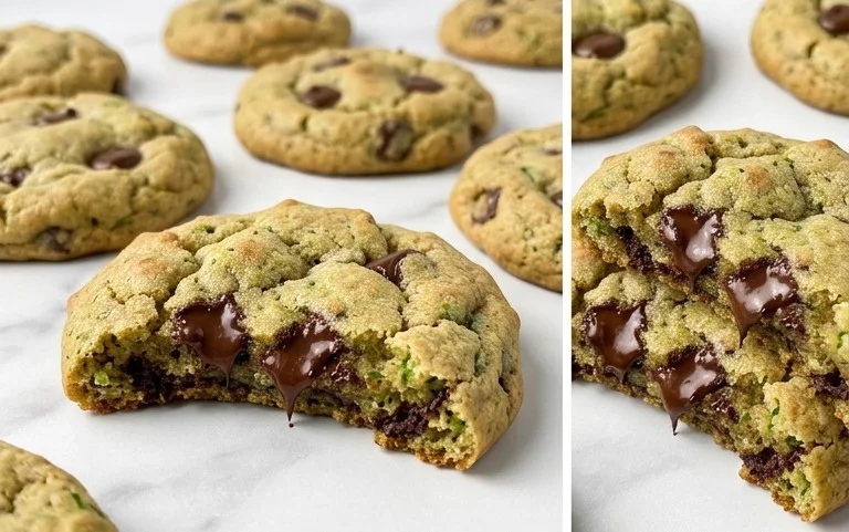 Soft Zucchini Cookies with Chocolate Chips