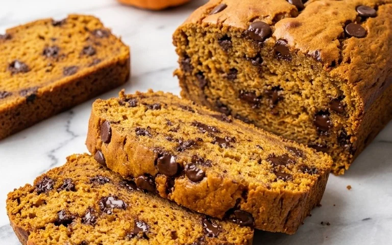 Pumpkin Chip Banana Bread