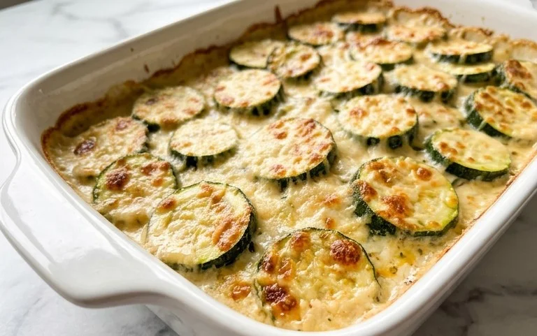 Creamy Parmesan Zucchini