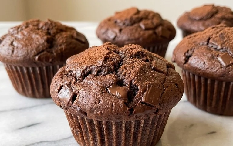 Double Chocolate Muffins